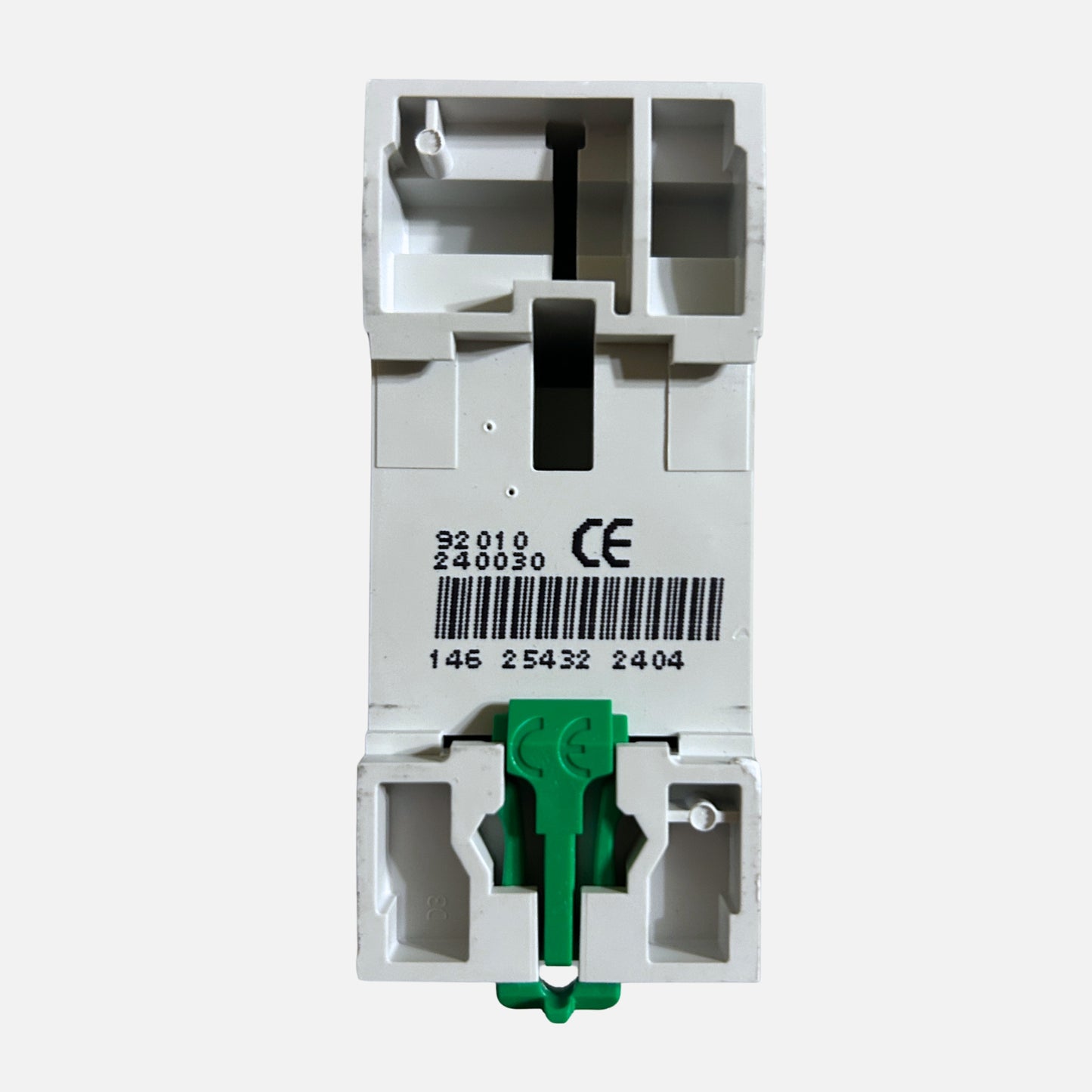 Vista inferior del diferencial Schneider Easy9 40A 30mA riel DIN