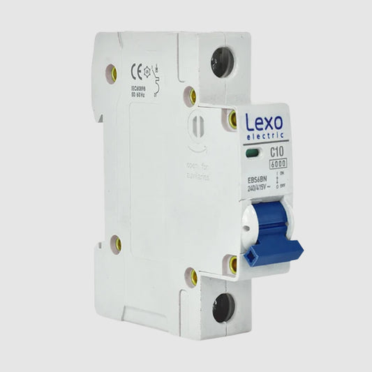 Interruptor automático Lexo C10 10A 1P 6kA riel DIN