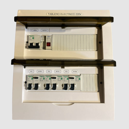 Tablero Eléctrico Armado 25A Embutido – Distribución Domiciliaria | Protecciones SCHNEIDER
