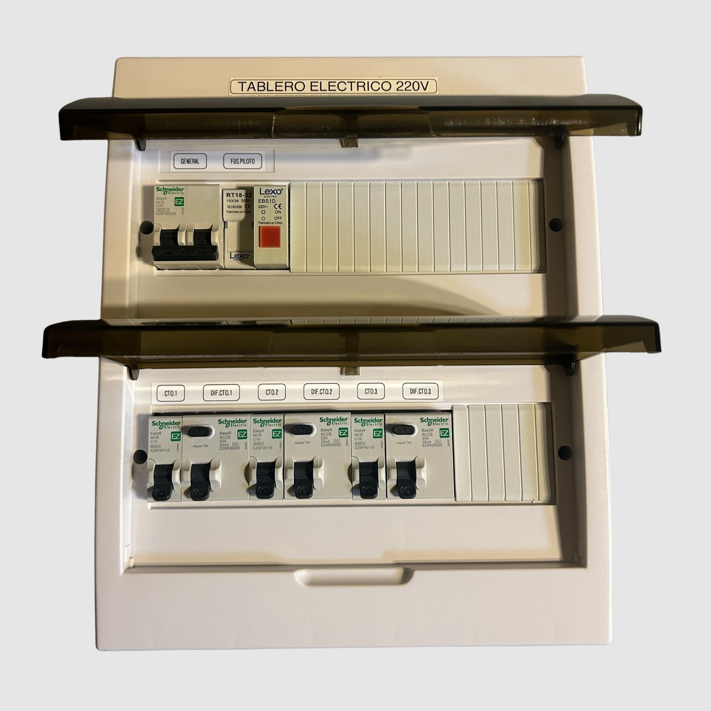 Tablero Eléctrico Armado 25A Sobrepuesto – Distribución Domiciliaria | Protecciones SCHNEIDER