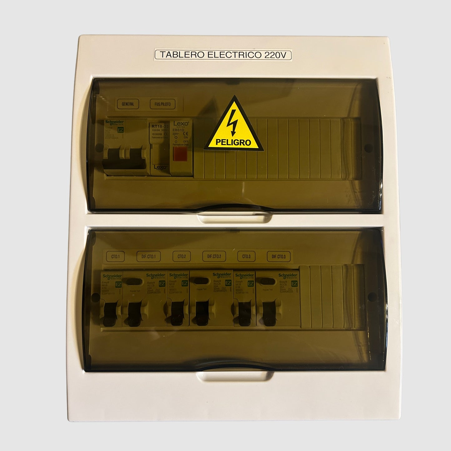 Tablero Eléctrico Armado 25A Sobrepuesto – Distribución Domiciliaria | Protecciones SCHNEIDER