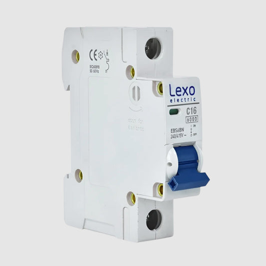 Interruptor automático Lexo C16 16A 1P 6kA riel DIN