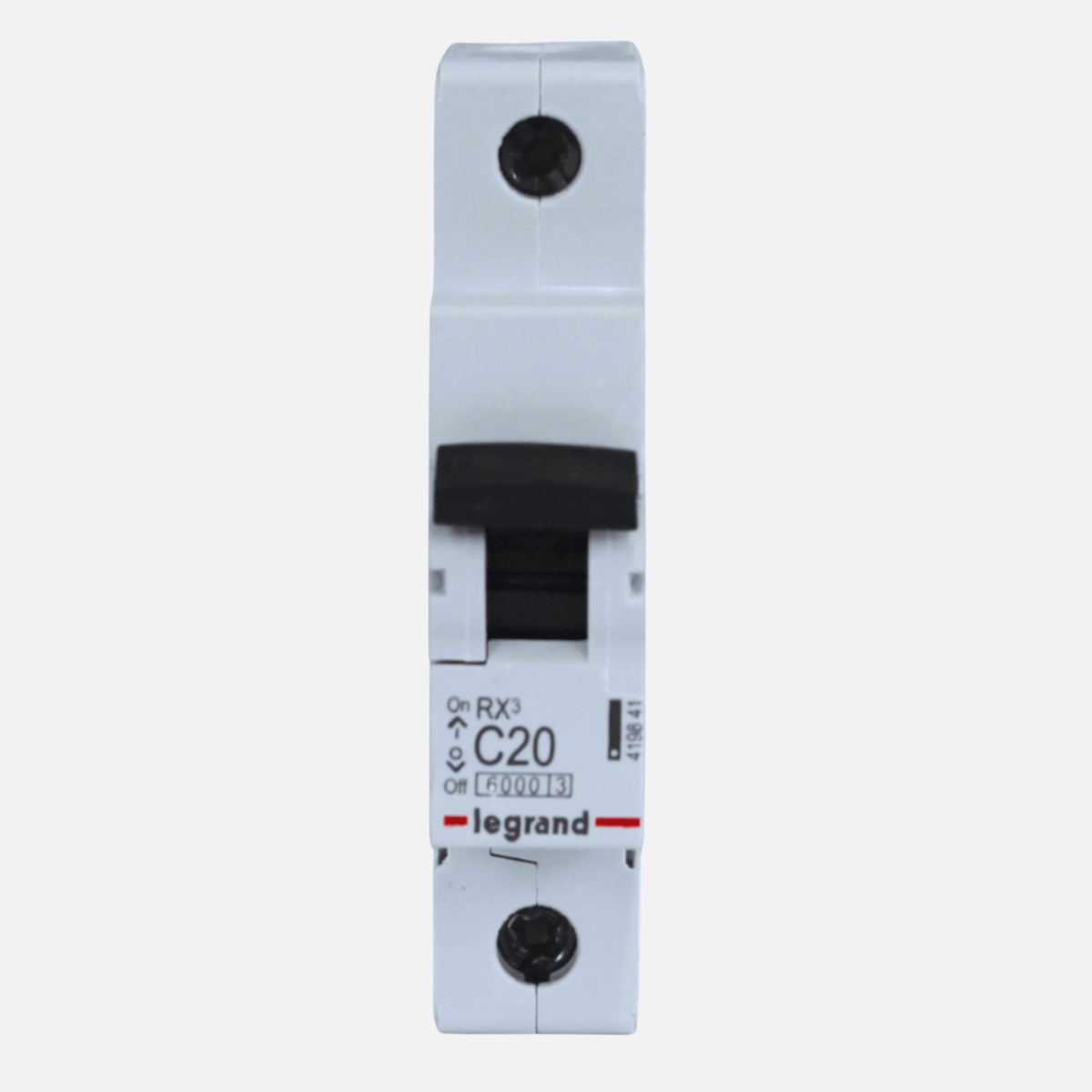 Automático Legrand RX3 20A 1P instalado en riel DIN