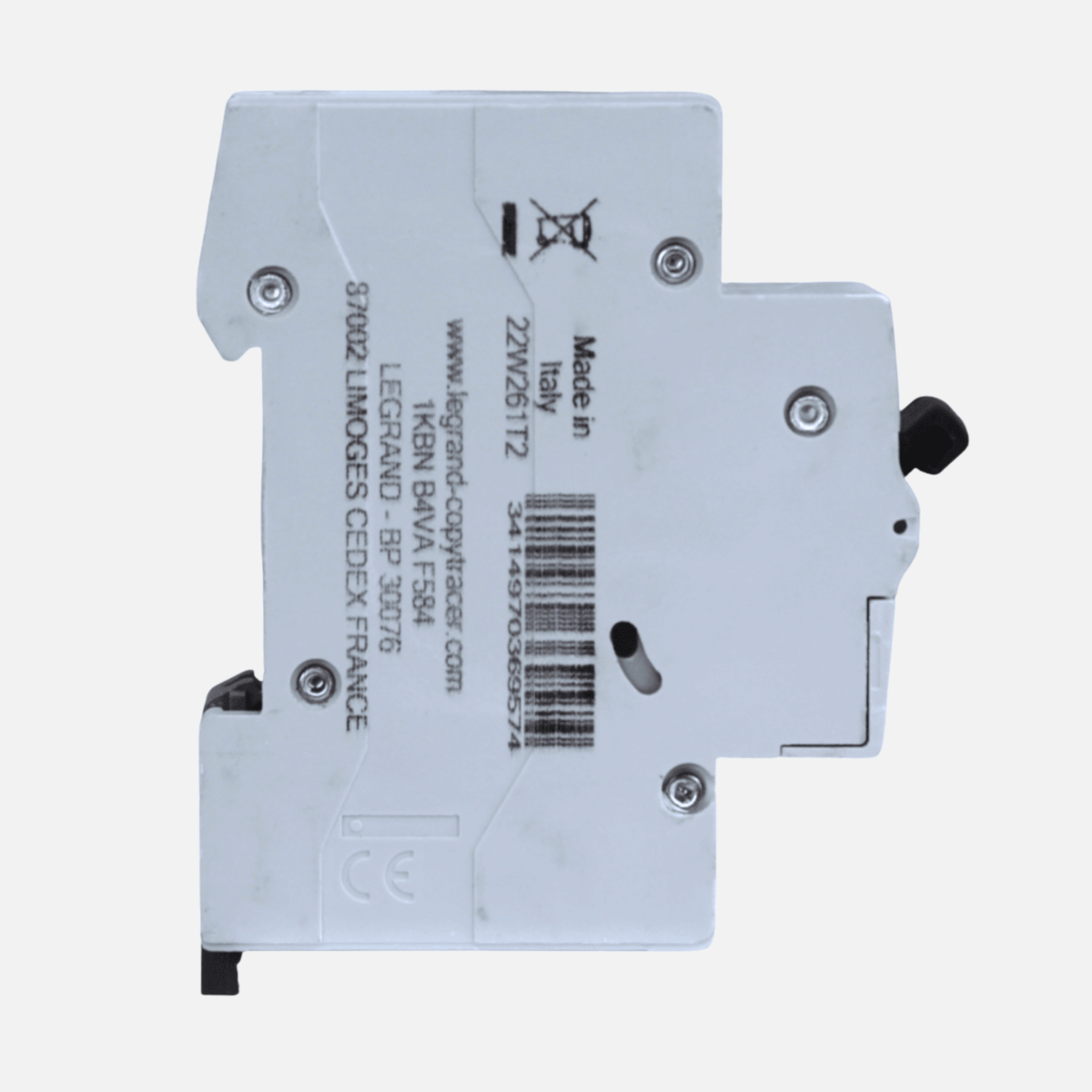 Detalle certificación SEC automático Legrand RX3 20A