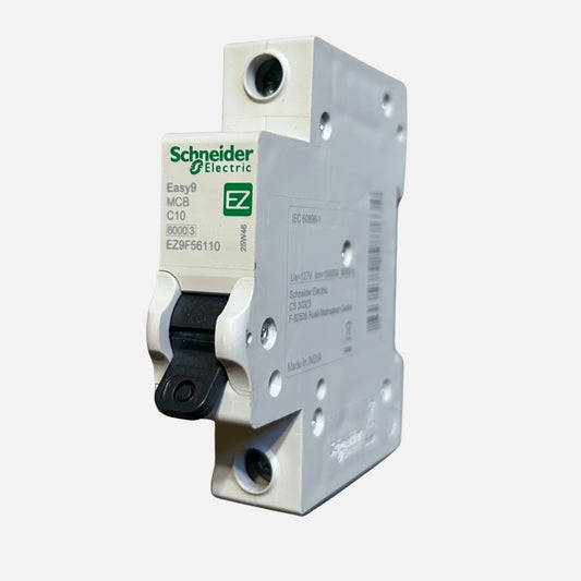 Interruptor automático Schneider Easy9 C10 10A 1P vista frontal