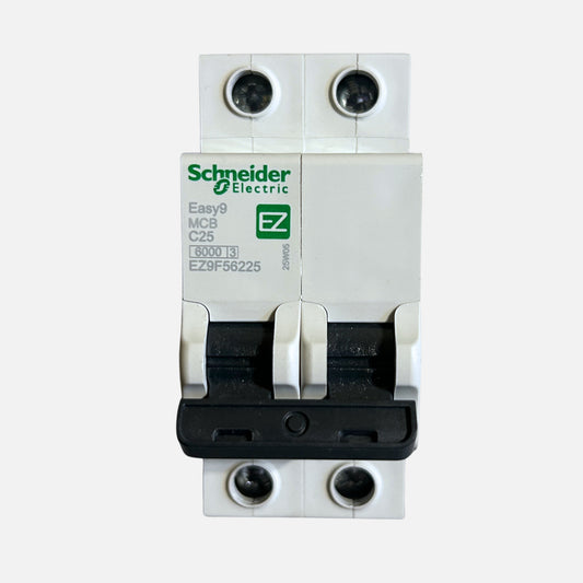 Automático bipolar Schneider Easy9 2x25A 6kA 2P en riel DIN