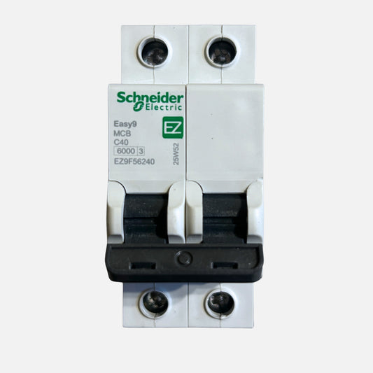 Automático bipolar Schneider Easy9 2x40A 6kA 2P en riel DIN