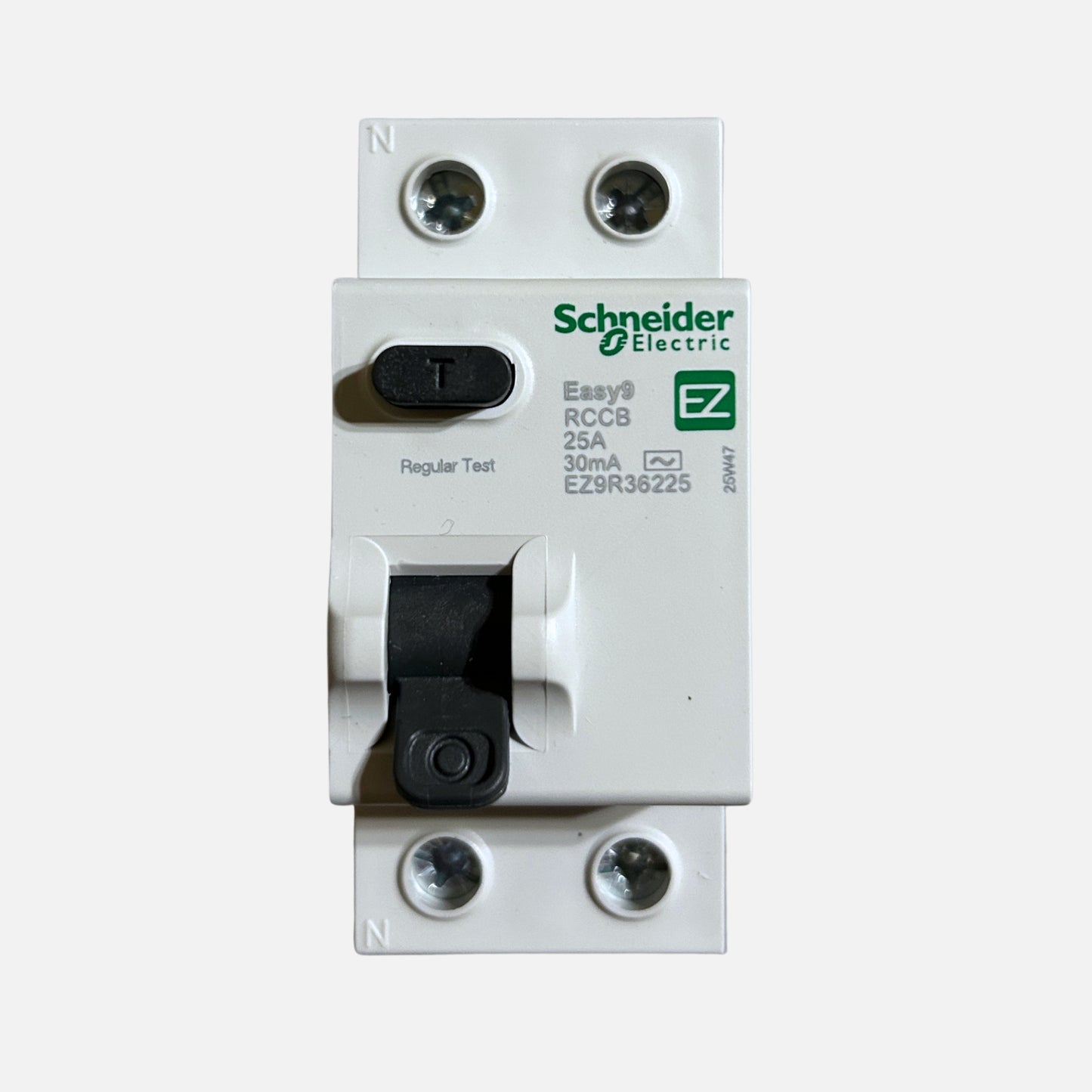 Diferencial Schneider Easy9 25A 30mA 2P montado en riel DIN