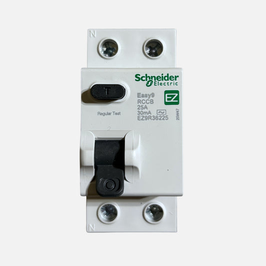 Diferencial Schneider Easy9 25A 30mA 2P montado en riel DIN