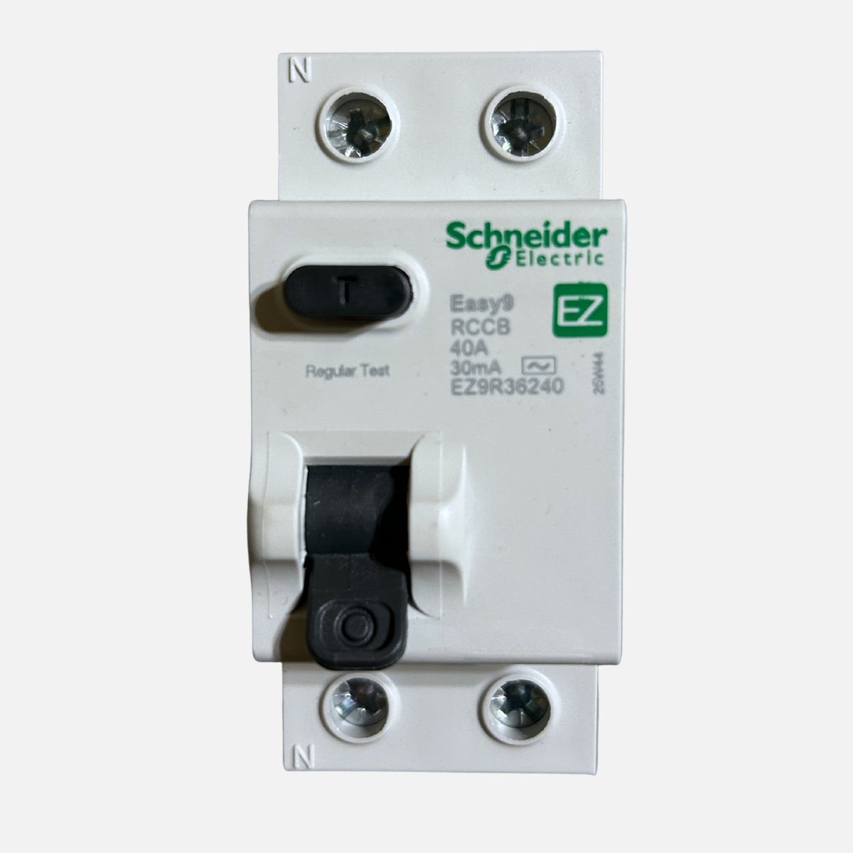 Diferencial Schneider Easy9 40A 30mA 2P montado en riel DIN